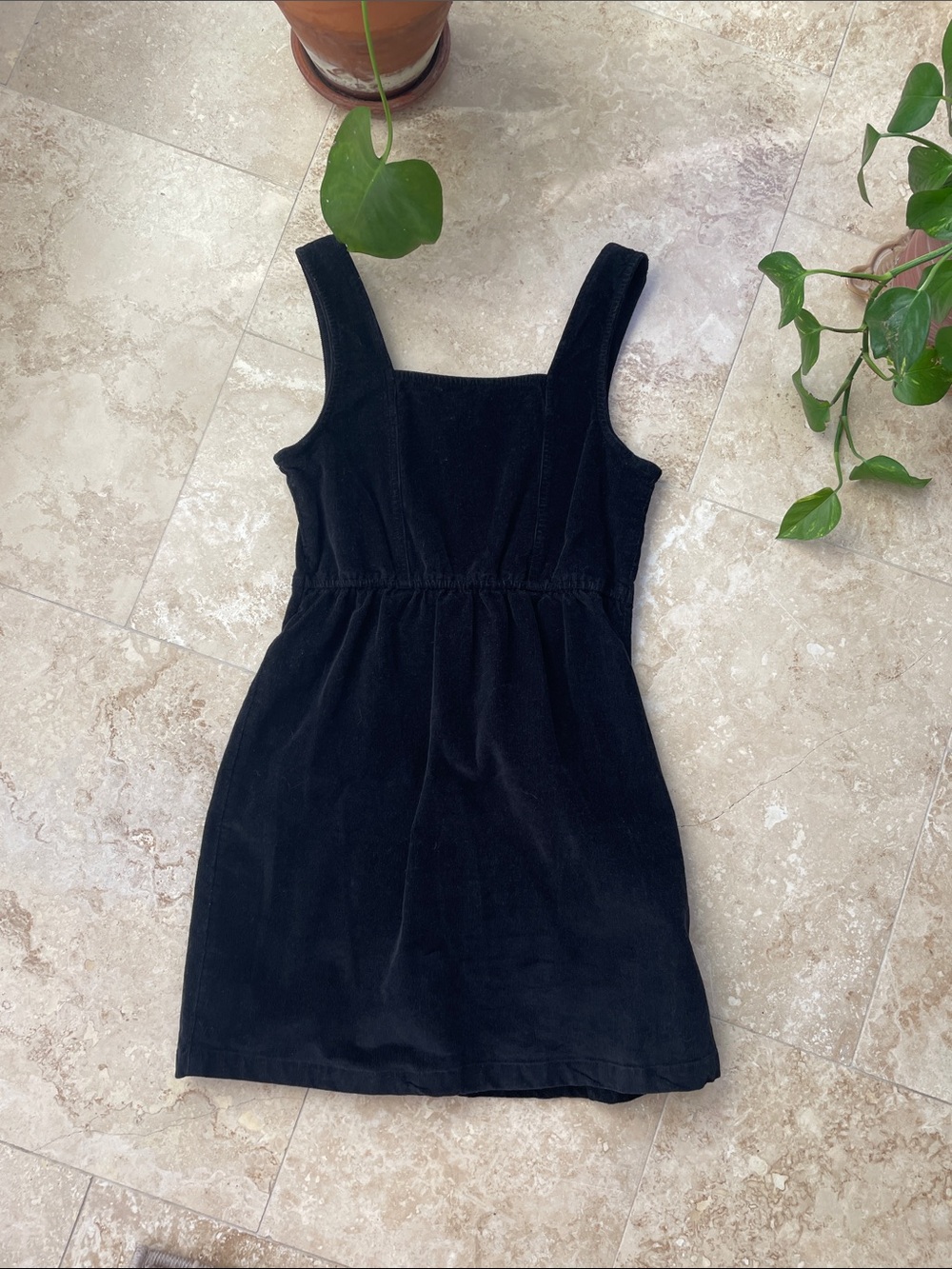 American Eagle Outfitters Black Button-Front Mini Dress - Picture 4 of 4